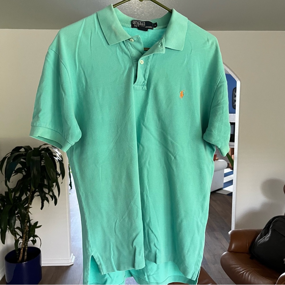 Spring green polo - Picture 2 of 4